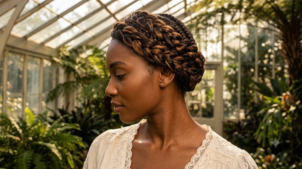 Sugared Brunette Caramel Ribbon Braids
